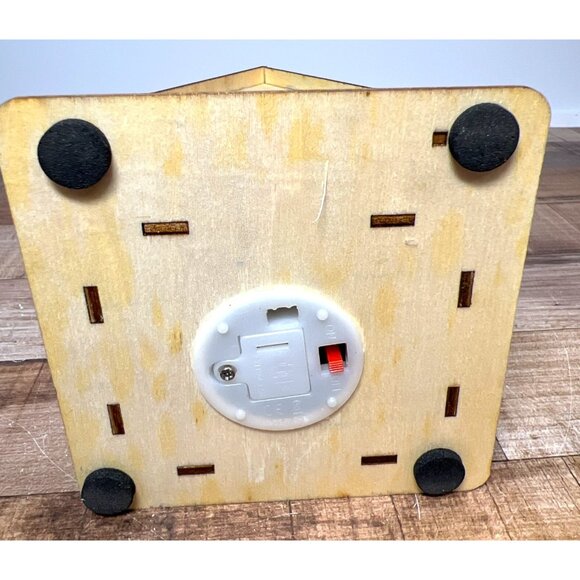 Laser-Cut Wooden LED Christmas House Can Be Painted Or Natural - Picture 5 of 7